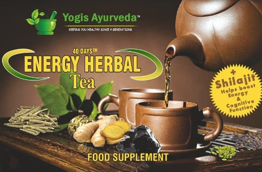 Energy Herbal Tea with Shilajit & Ashwagandha