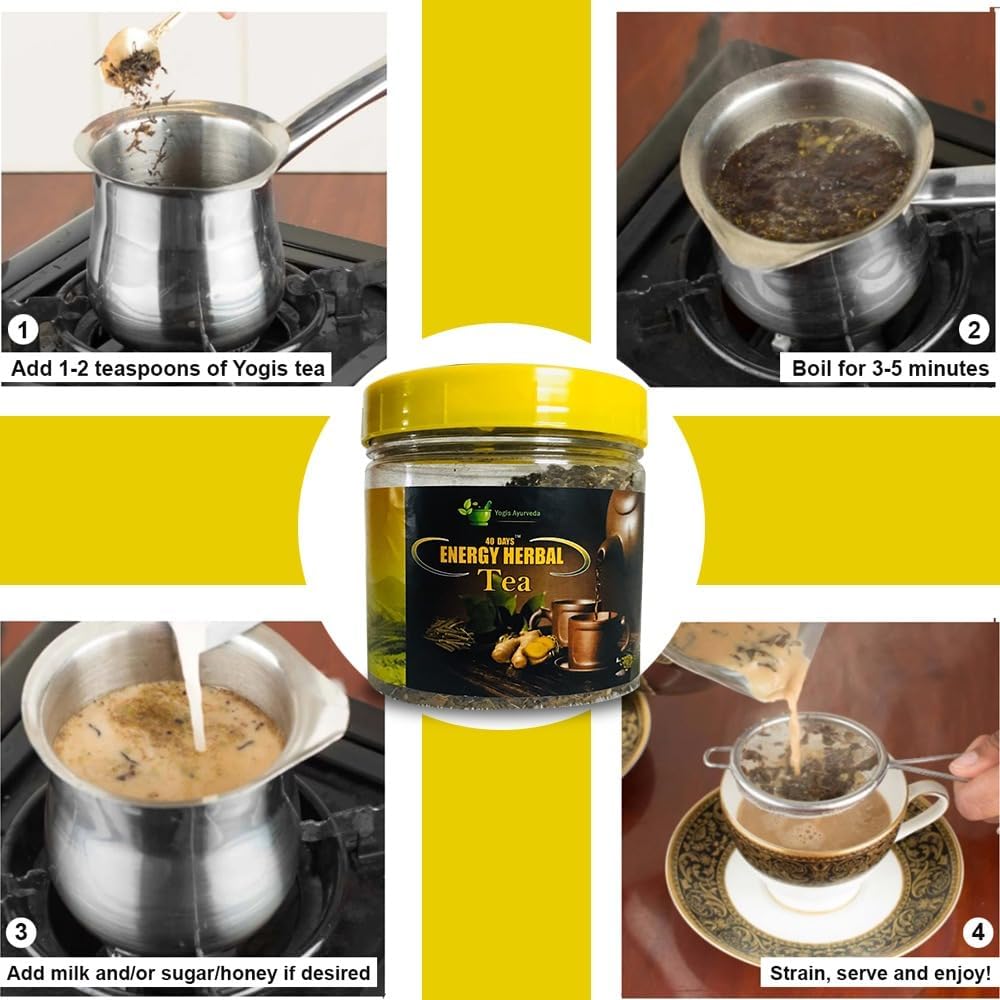 Energy Herbal Tea with Shilajit & Ashwagandha