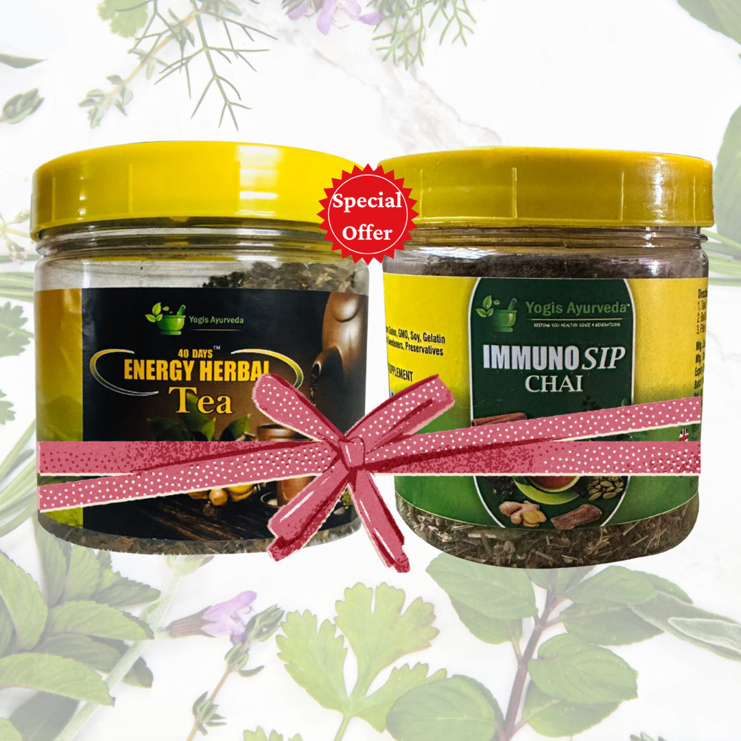 Energy Herbal & ImmunoSip Chai Combo Pack (Free Shipping)